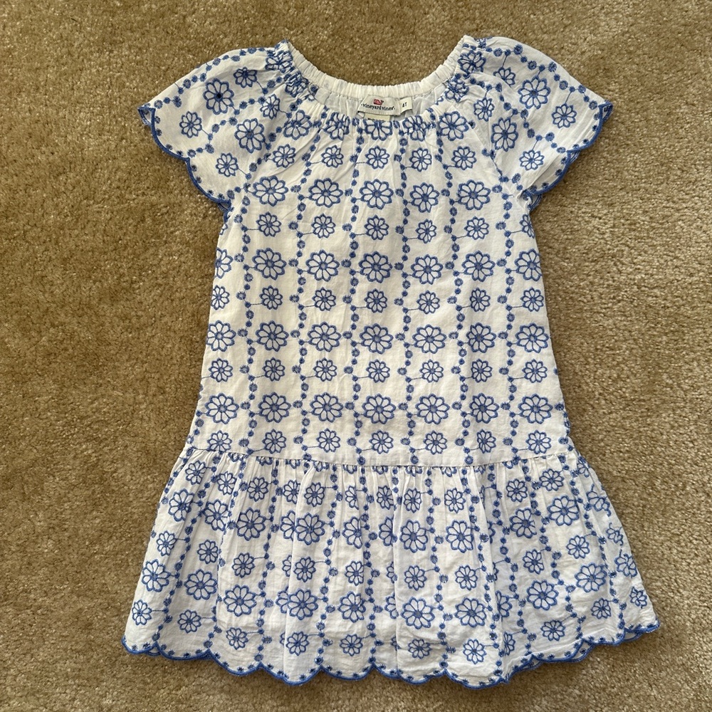 Vineyard Vines Cotton Eyelet Dress-4T